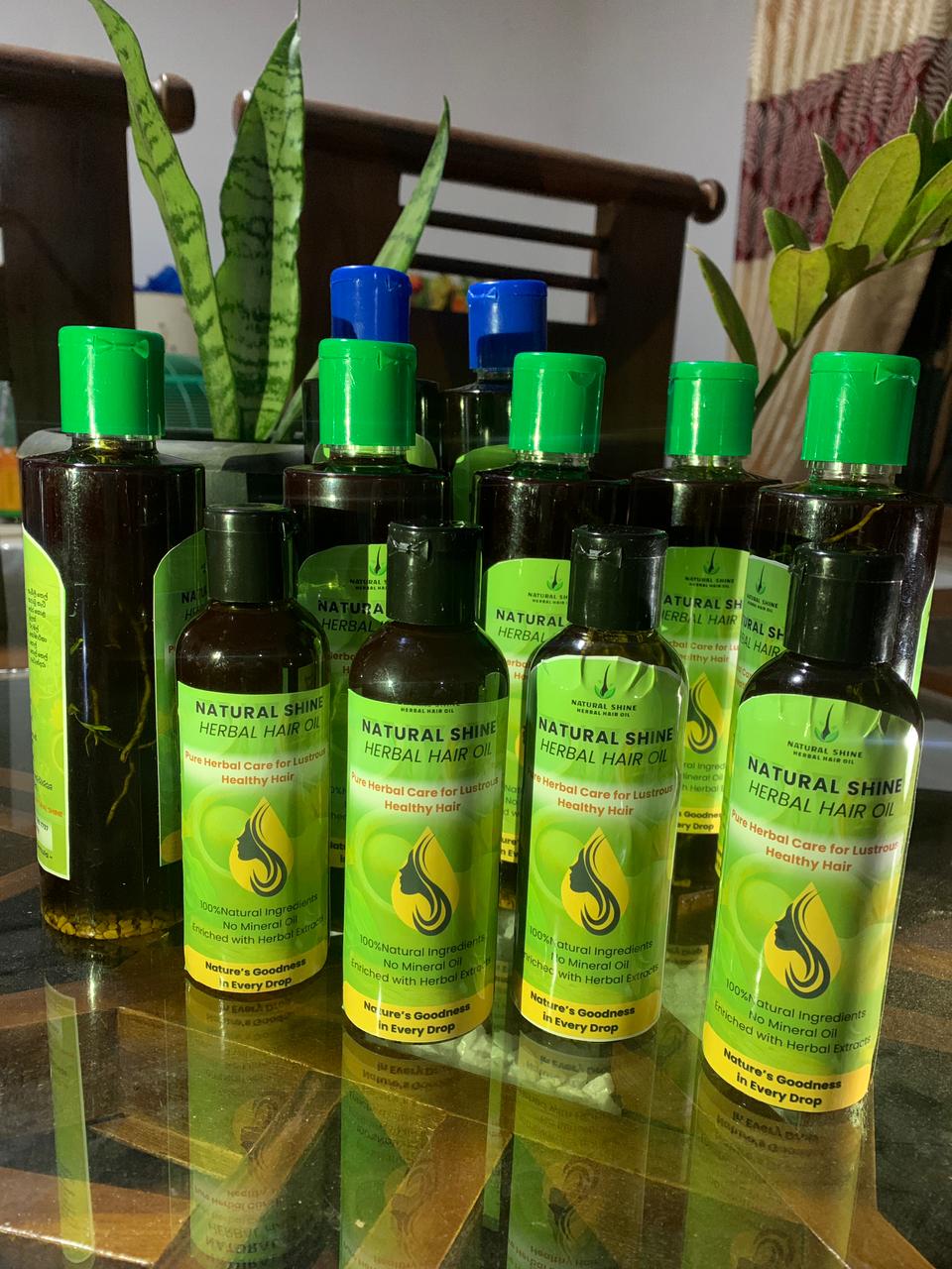 Natural Shine Hair Oil Bottle 3